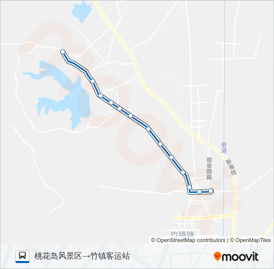 G61路 Bus Line Map
