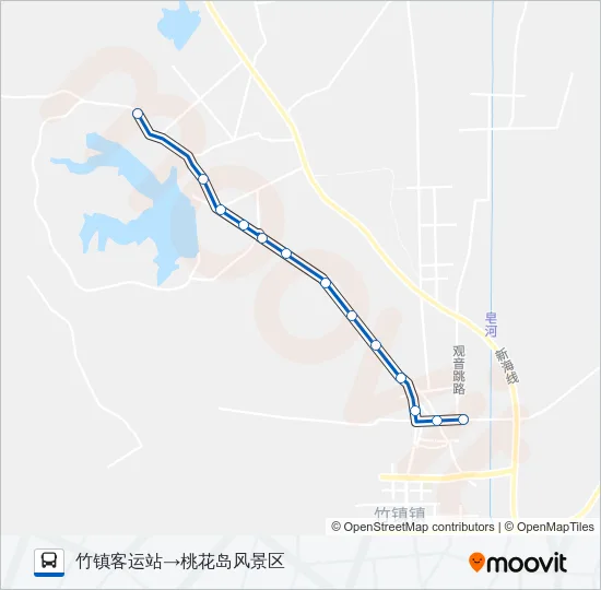 G61路 Bus Line Map