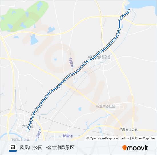 G62路 bus Line Map