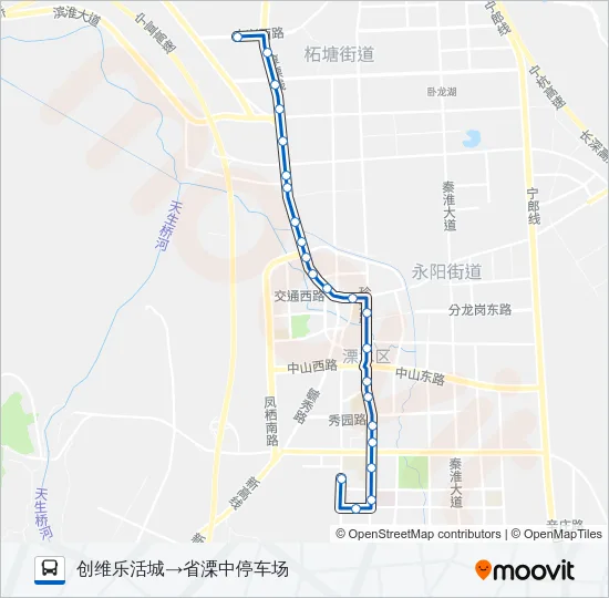 溧水2路 Bus Line Map