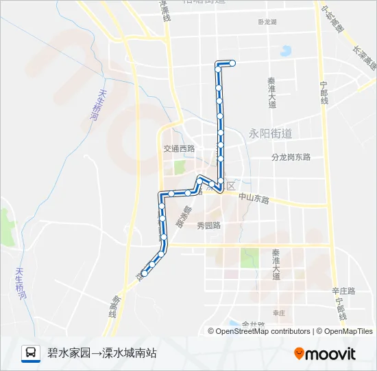 溧水3路 Bus Line Map