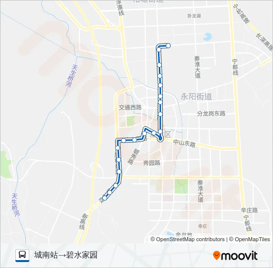 溧水3路 Bus Line Map