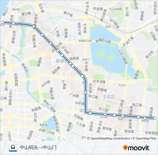 34路区间 Bus Line Map