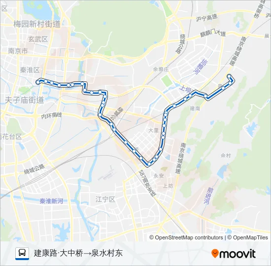 90路区间 Bus Line Map