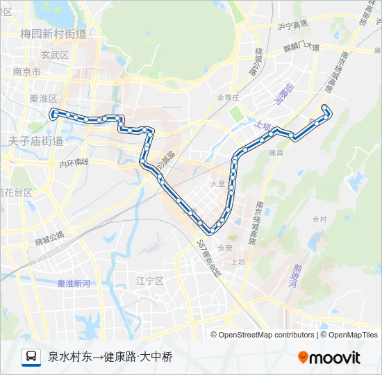 90路区间 Bus Line Map