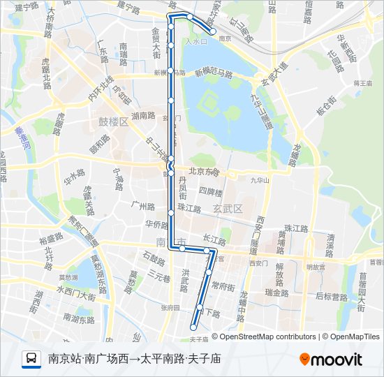 Y1路夜间 bus Line Map