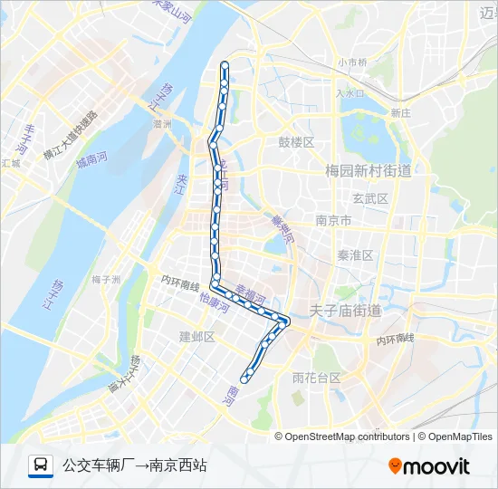 Y3路夜间 Bus Line Map