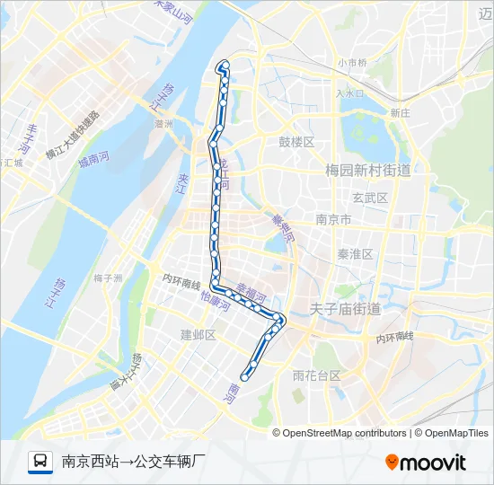 Y3路夜间 Bus Line Map