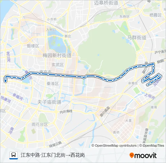 Y5路夜间 Bus Line Map