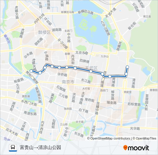 Y6路夜间 Bus Line Map