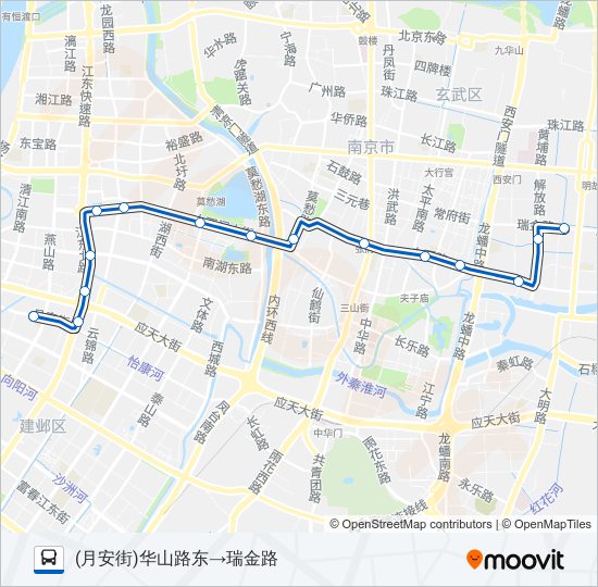 Y7路夜间 bus Line Map
