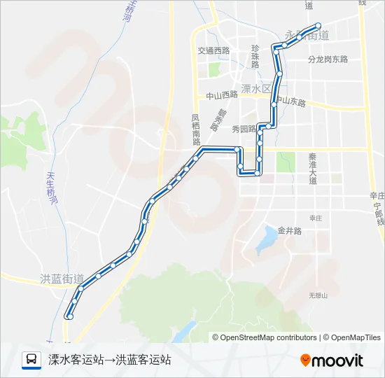 溧水11路 Bus Line Map