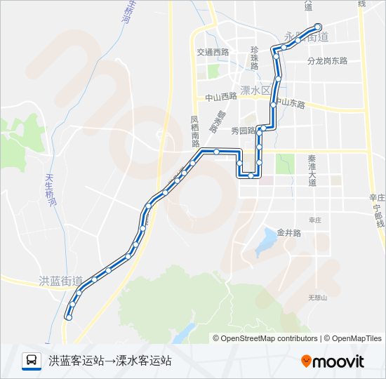 溧水11路 Bus Line Map