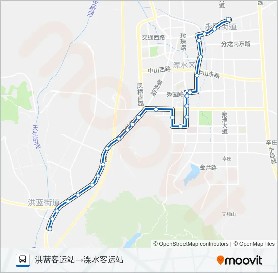 溧水11路 Bus Line Map