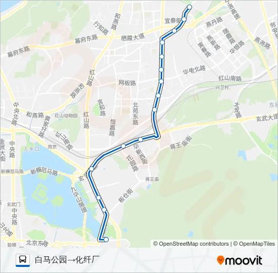 125路区间 Bus Line Map