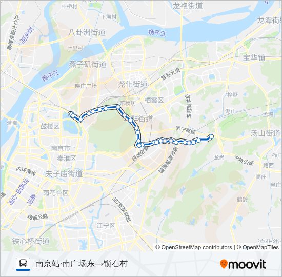 205路区间 Bus Line Map
