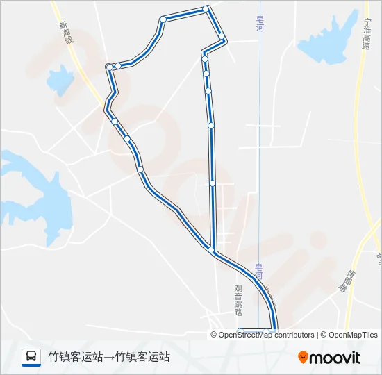 449路环线 Bus Line Map
