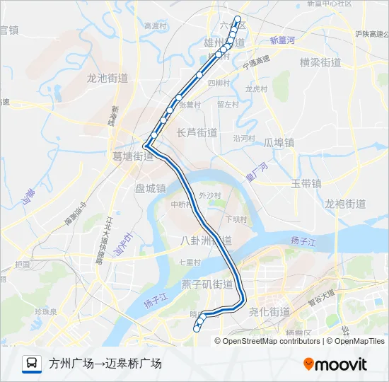 520路区间 Bus Line Map
