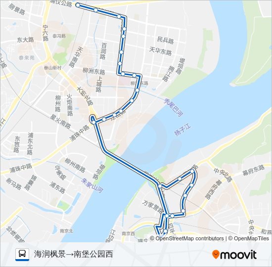 575路区间 bus Line Map