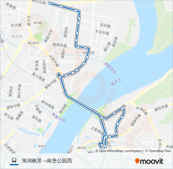 575路区间 Bus Line Map