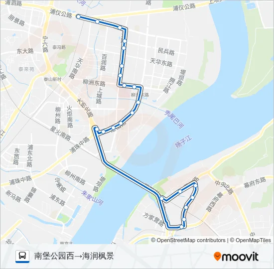 575路区间 Bus Line Map