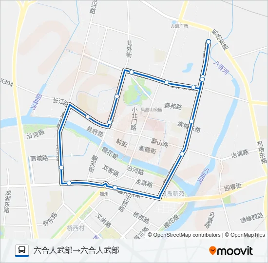 616路外环 Bus Line Map