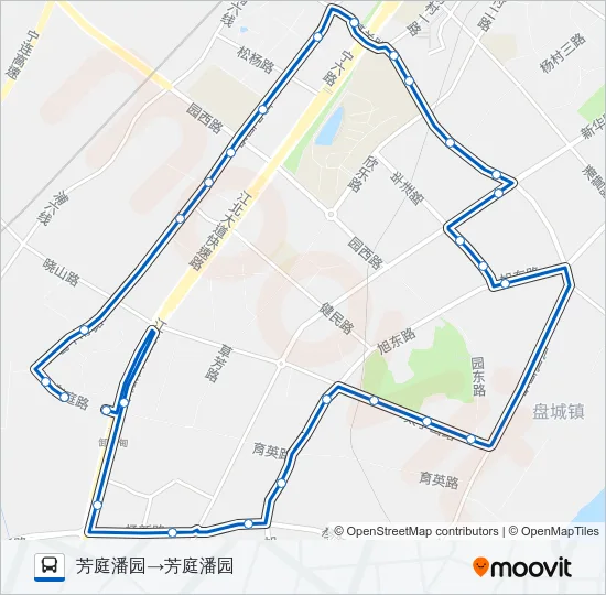 640路内环 Bus Line Map