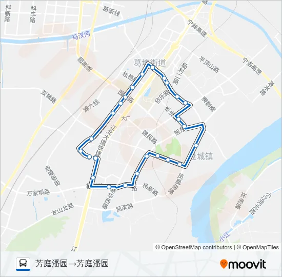 640路外环 Bus Line Map