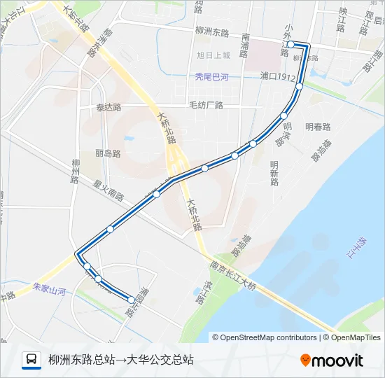 666路区间 Bus Line Map