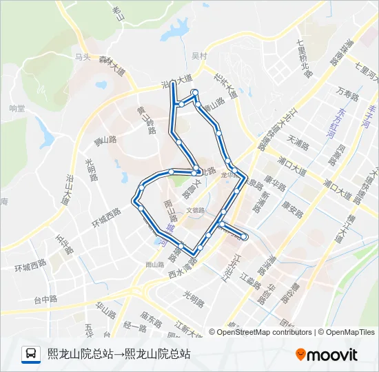680路外环 Bus Line Map
