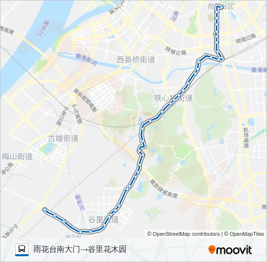 710路区间 Bus Line Map