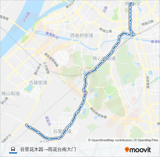 710路区间 Bus Line Map