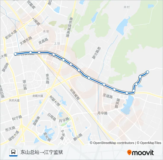 808路区间 Bus Line Map