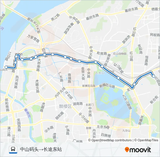 Y10路夜间 Bus Line Map