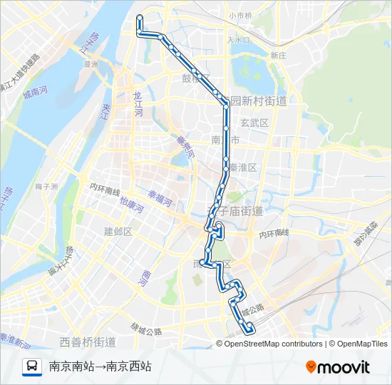 Y16路夜间 Bus Line Map