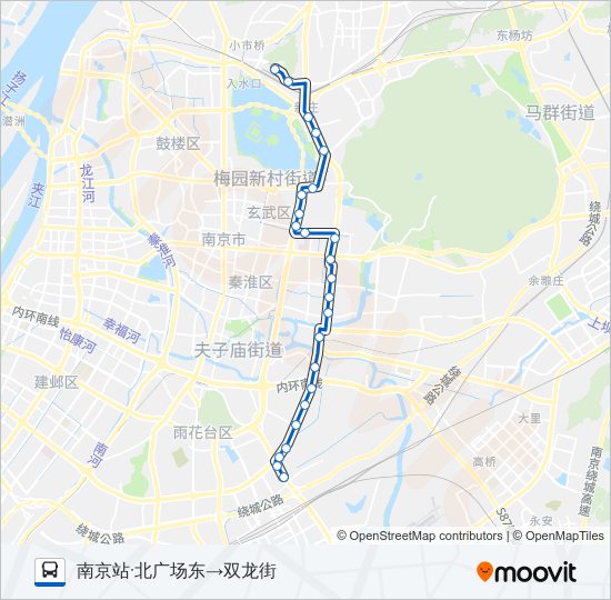 Y17路夜间 bus Line Map