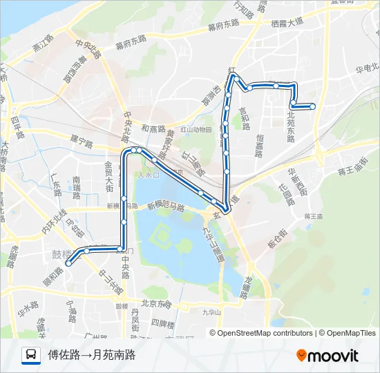 Y19路夜间 Bus Line Map