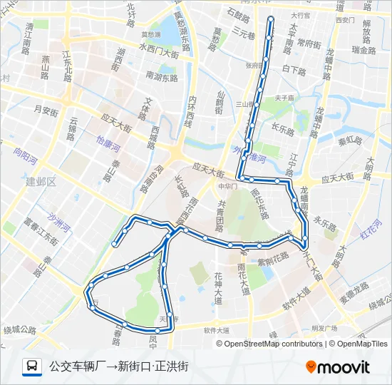 Y20路夜间 Bus Line Map