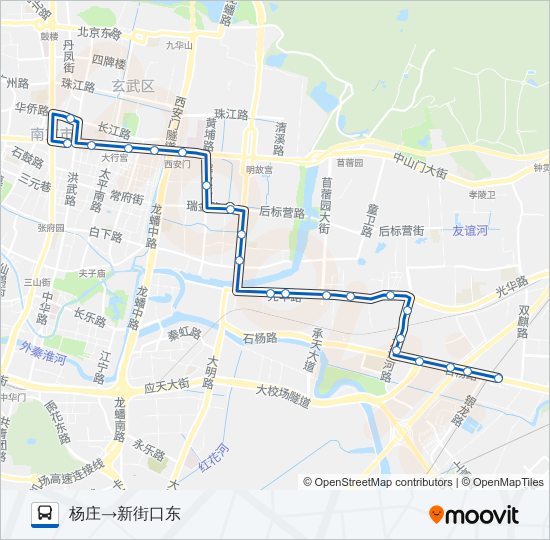 Y24路夜间 bus Line Map