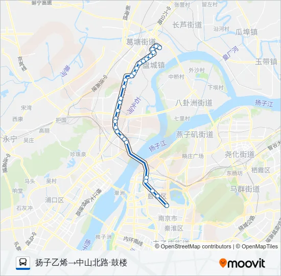 Y25路夜间 Bus Line Map