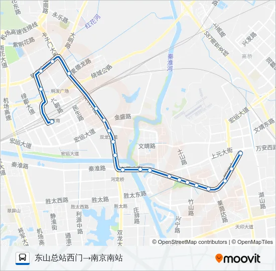 Y27路夜间 Bus Line Map