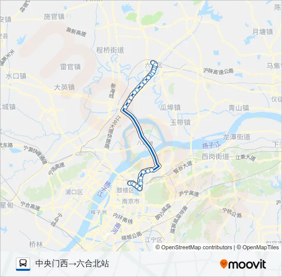 Y32路夜间 Bus Line Map