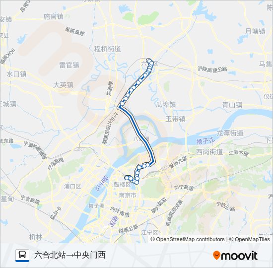 Y32路夜间 Bus Line Map