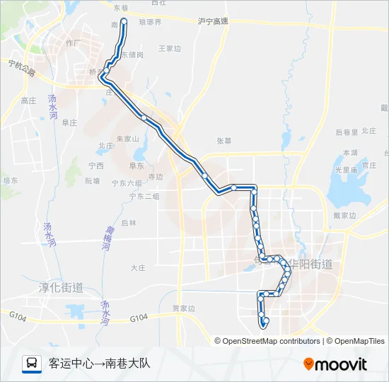 句容拥军2路 Bus Line Map