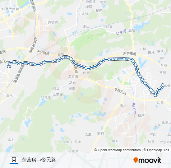 123路拥军线 Bus Line Map