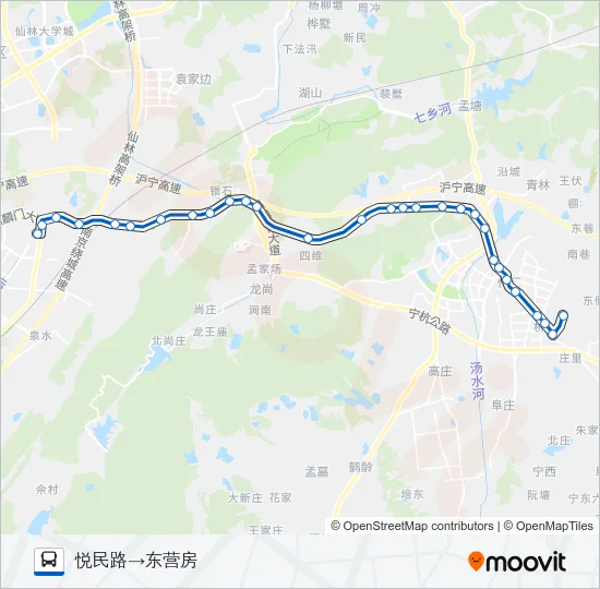 123路拥军线 Bus Line Map