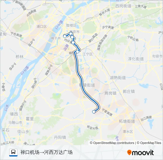 机场巴士2号线 Bus Line Map