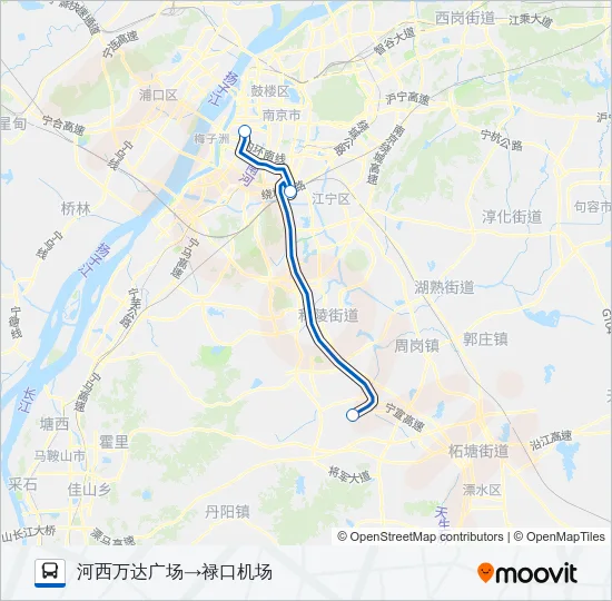 机场巴士2号线 Bus Line Map