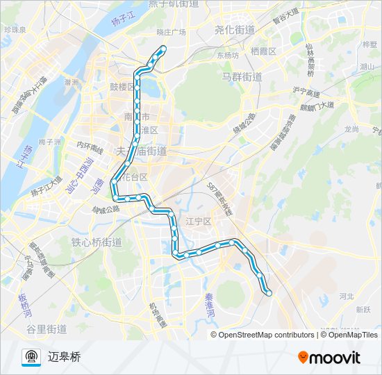 1号线 Metro Line Map