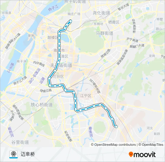 1号线 Metro Line Map